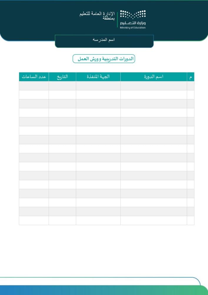 ملف إنجاز الموجه الطلابي | وفق معايير الأداء الوظيفي الجديد (Word)