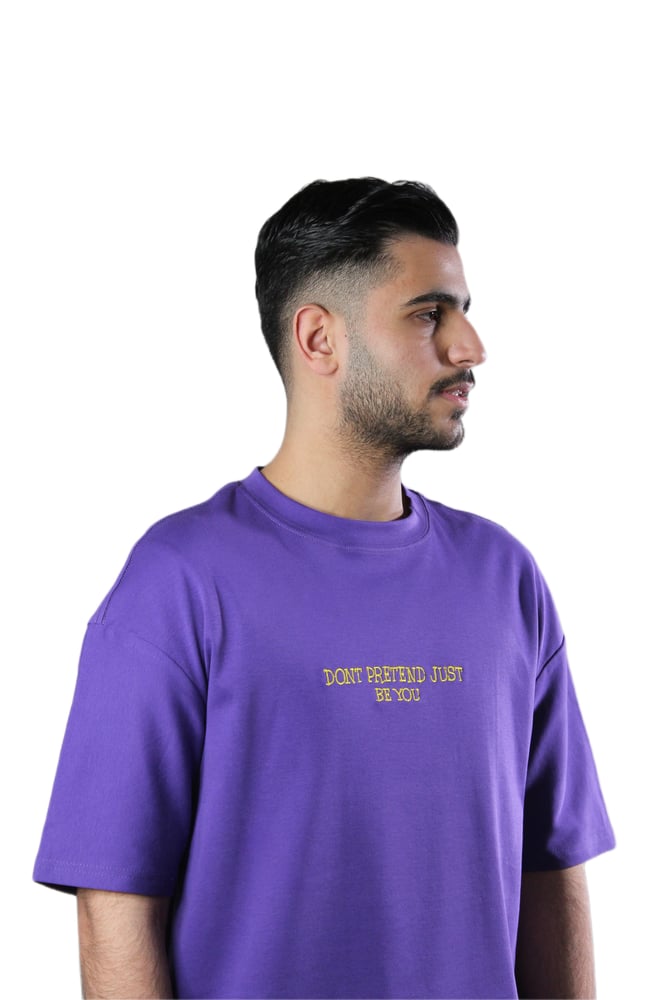 Oversized Purple unisex t-shirt