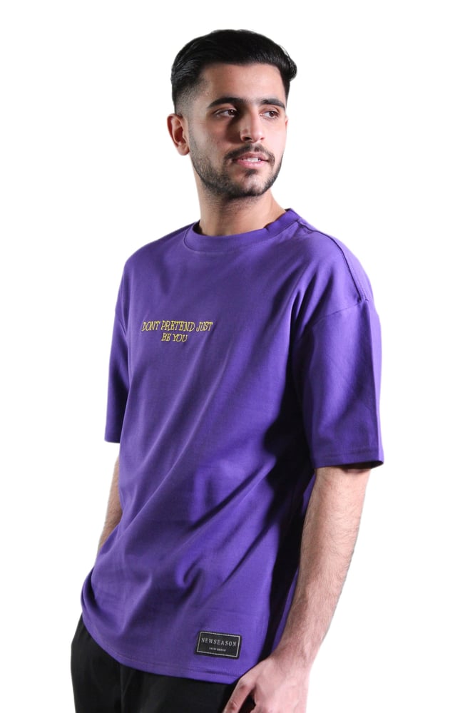 Oversized Purple unisex t-shirt
