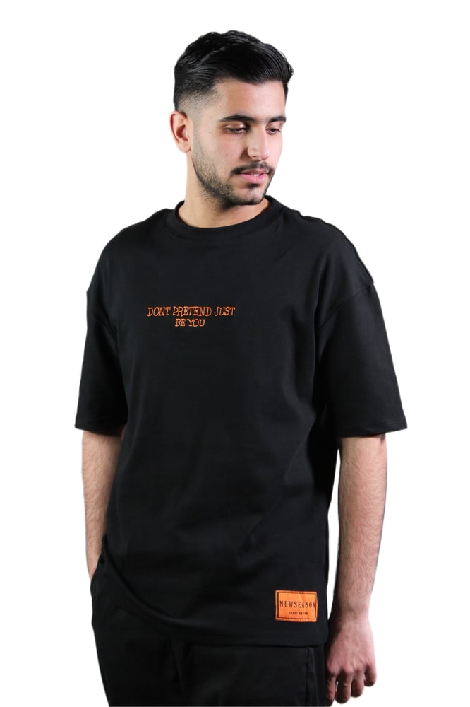 Oversized Black unisex t-shirt