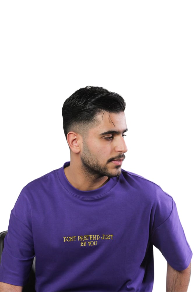 Oversized Purple unisex t-shirt