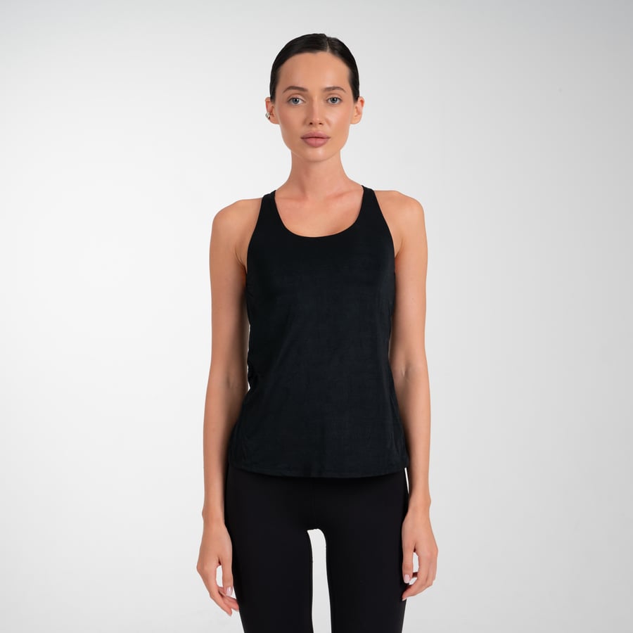 Crossback Bra Tank – Black