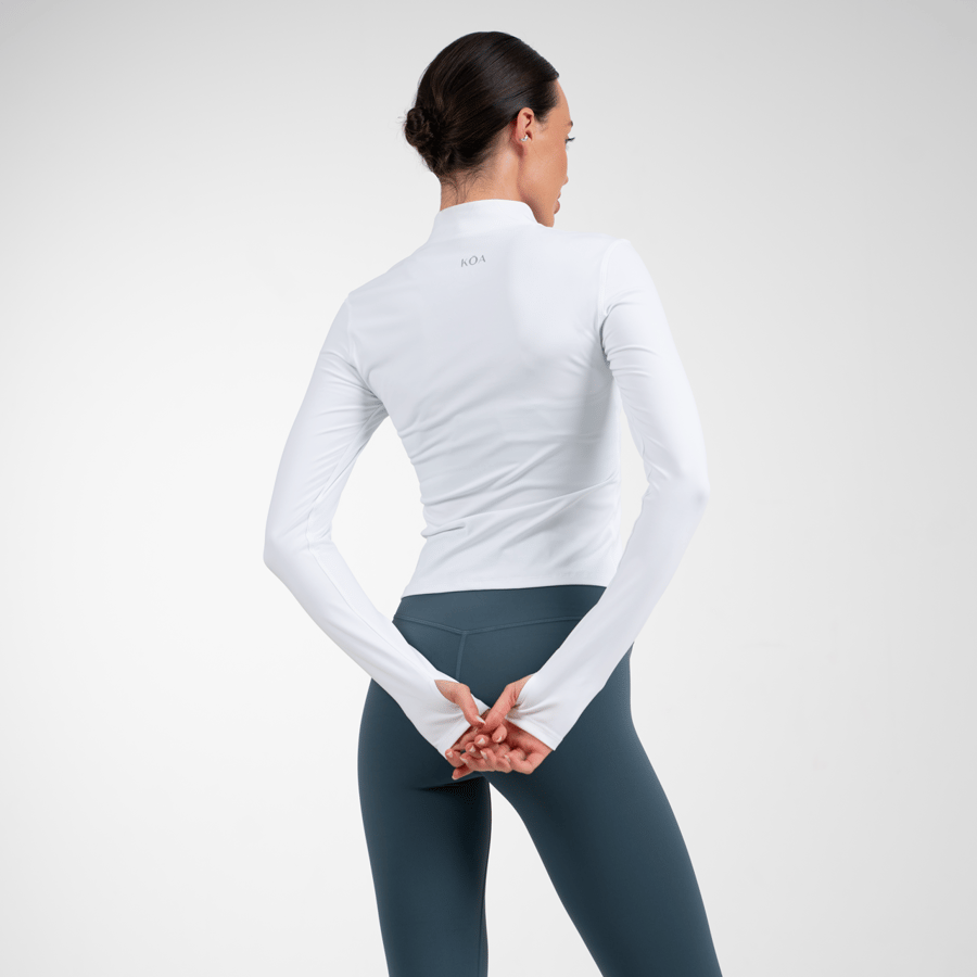 Half Zip Jacket - Frost White