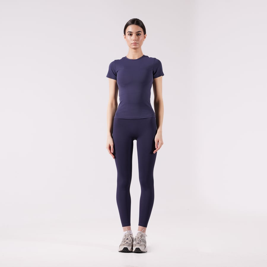 Short Sleeve Top - Navy