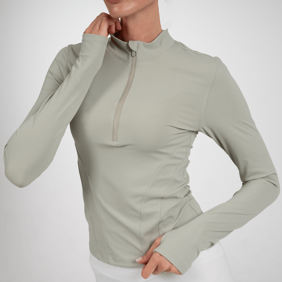 Half Zip Jacket - Glacial Green