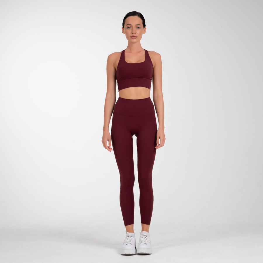 Sculpt Leggings - Burgundy