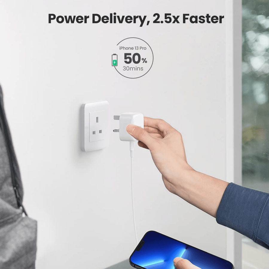 يوجرين - شاحن 20 واط بمنفذ USB-C