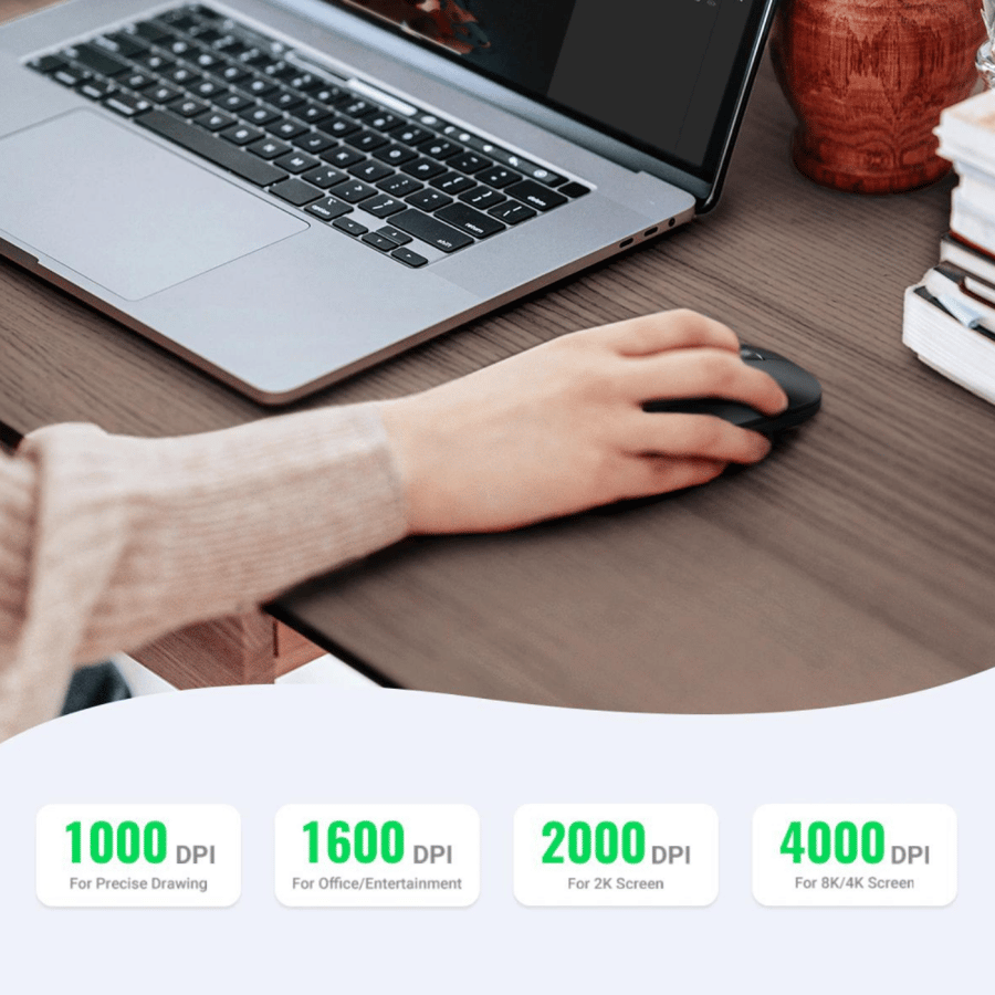 يوجرين - فأرة تحكم بلوتوث و USB-A