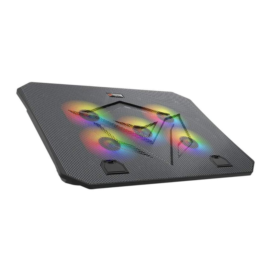 ميشن قاعدة تبريد لابتوب ألعاب بخمس مراوح RGB – سلكية USB