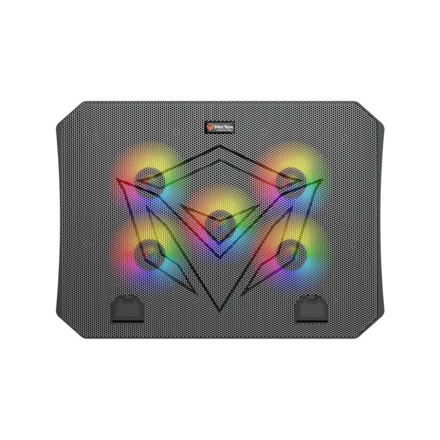 ميشن قاعدة تبريد لابتوب ألعاب بخمس مراوح RGB – سلكية USB