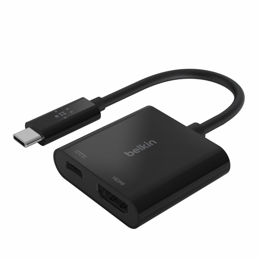 وصلة usb-c إلى hdmi مع منفذ شحن من بيلكن