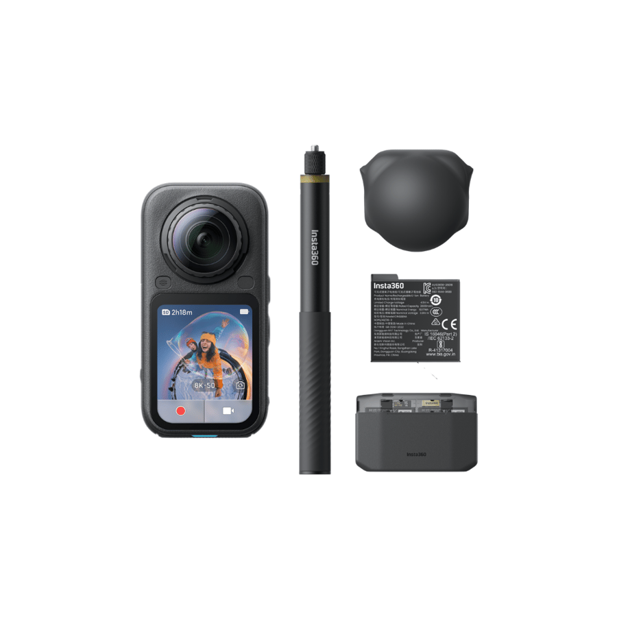 انستا 360 كاميرا Insta360 X6 حزمة Essentials كاميرا 360° بدقة 8K