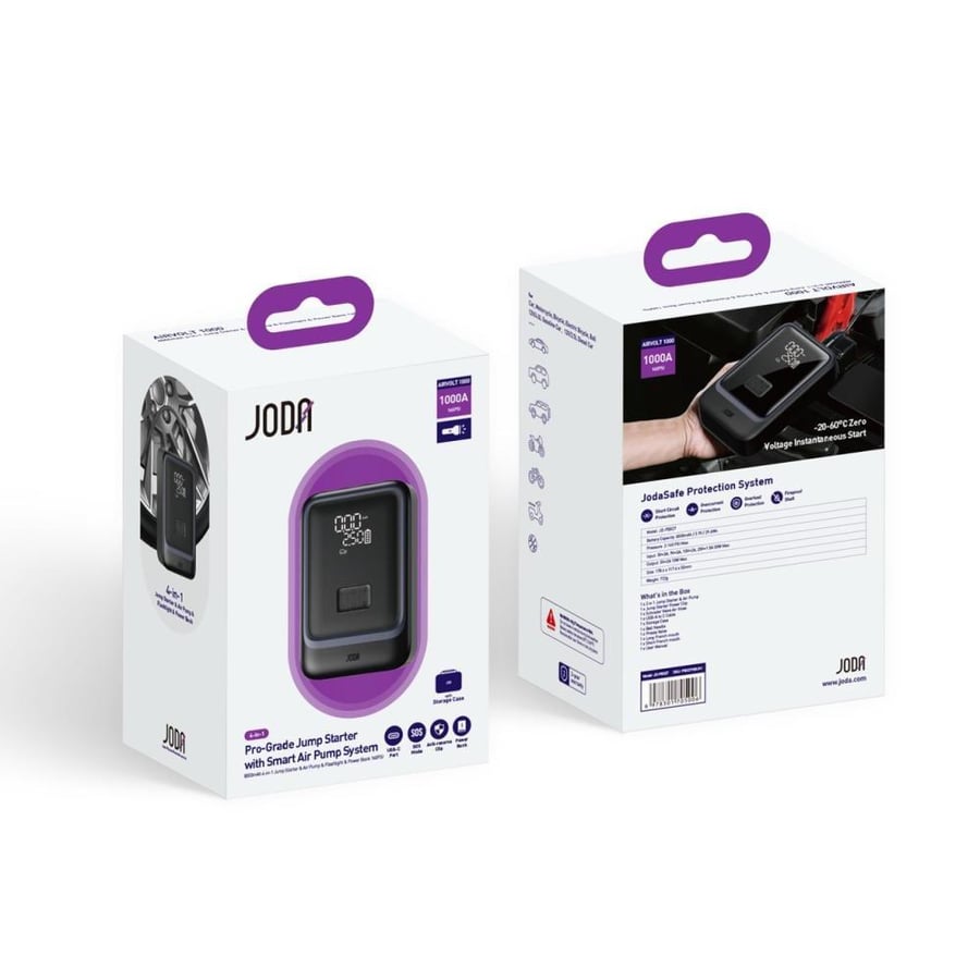 Joda 8000mAh 4-in-1 Car Battery Starter