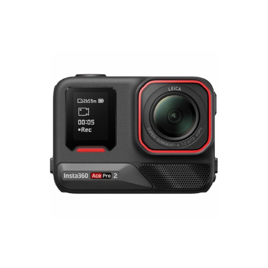 انستا 360 كاميرا Ace Pro 2 بدقة 8K – باقة قياسية مع بطاريتين – Midnight Black