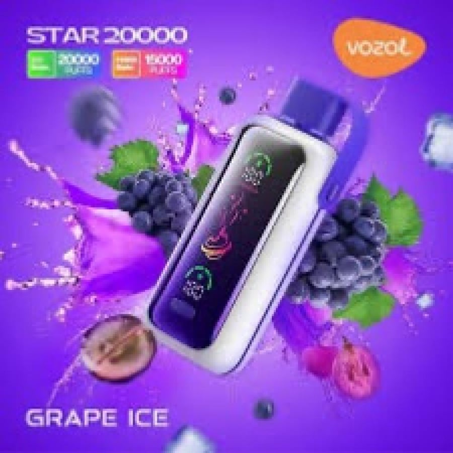 فوزول ستار20000 سحبه50 نكوتين Vozol Star 20000