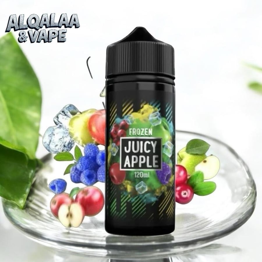 نكهة سامز فيب جويسي تفاح ايس 120 مل - Sams Vape Juicy Apple Ice 120ml