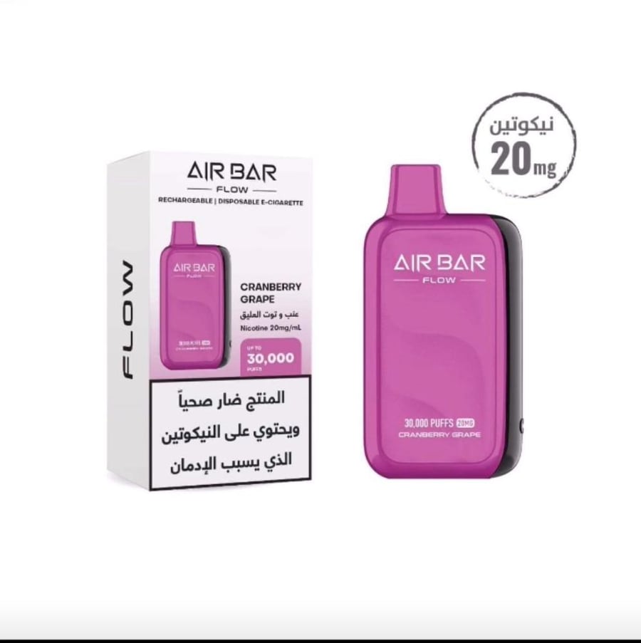 سحبة اير بار فلو 30 الف (MG20)| AIR BAR FLOW Disposable 30K PUFFS