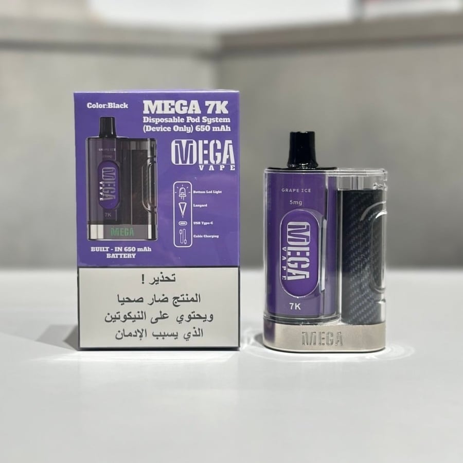 بودات سحبة فيب ميقا بوكس 7000 موش - MEGA BOX 7000 PUFFS