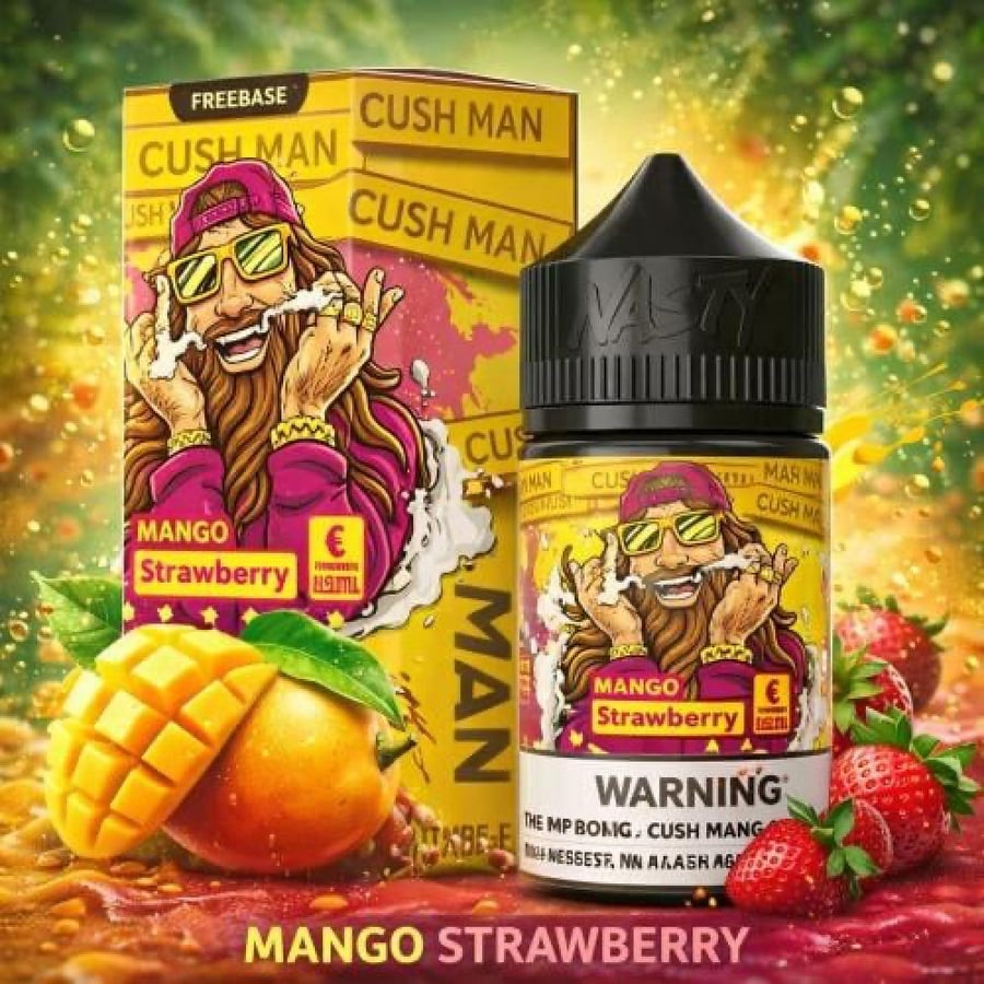 نكهة ناستي مانجو فراولة 60 مل - Nasty Cush Man Mango Strawberry 60ml