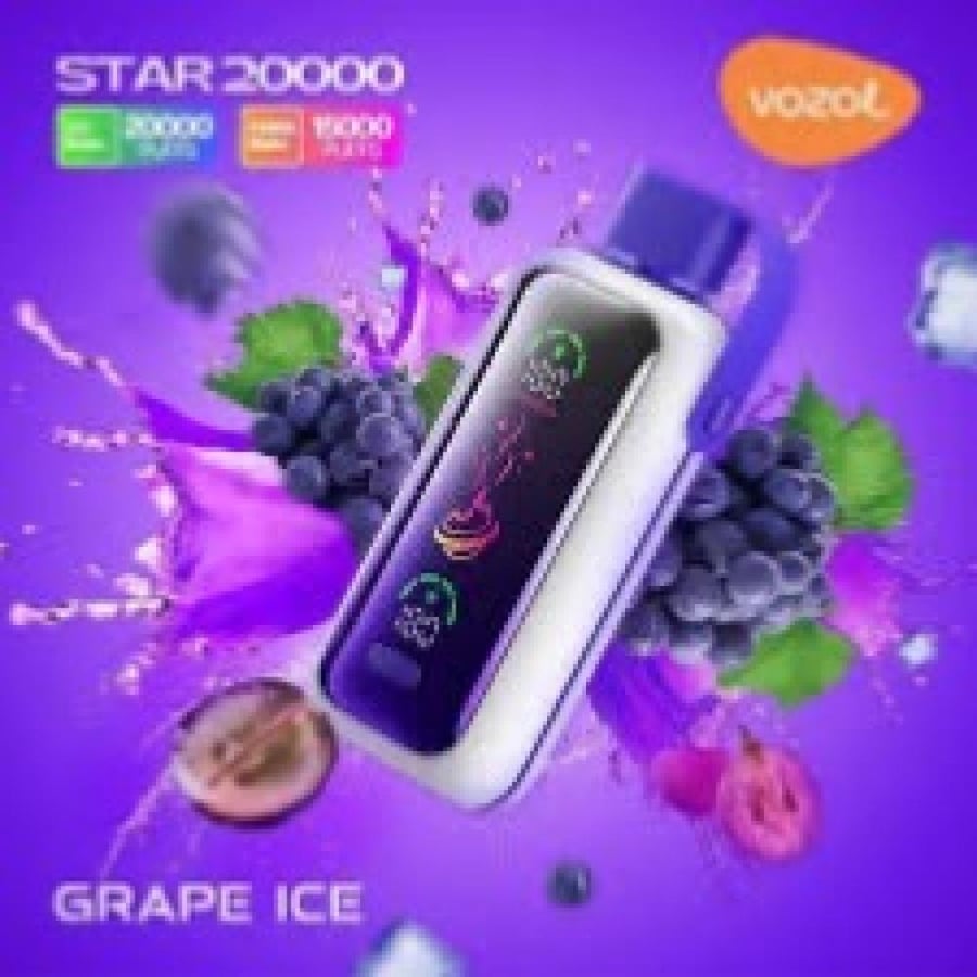 فوزول ستار20000 سحبه50 نكوتين Vozol Star 20000