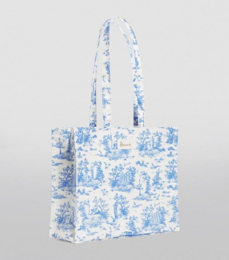 Blue shoulder bag Harrods
