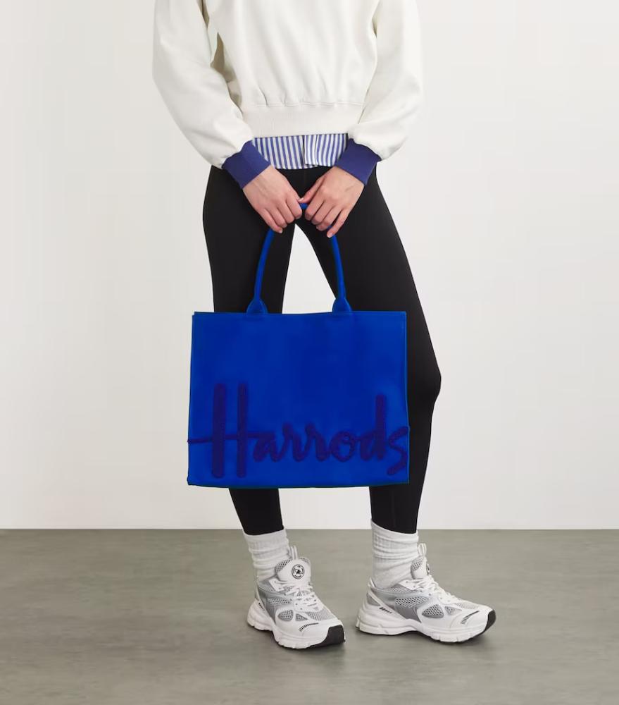 كيس كبير ازرق هارودز Harrods
