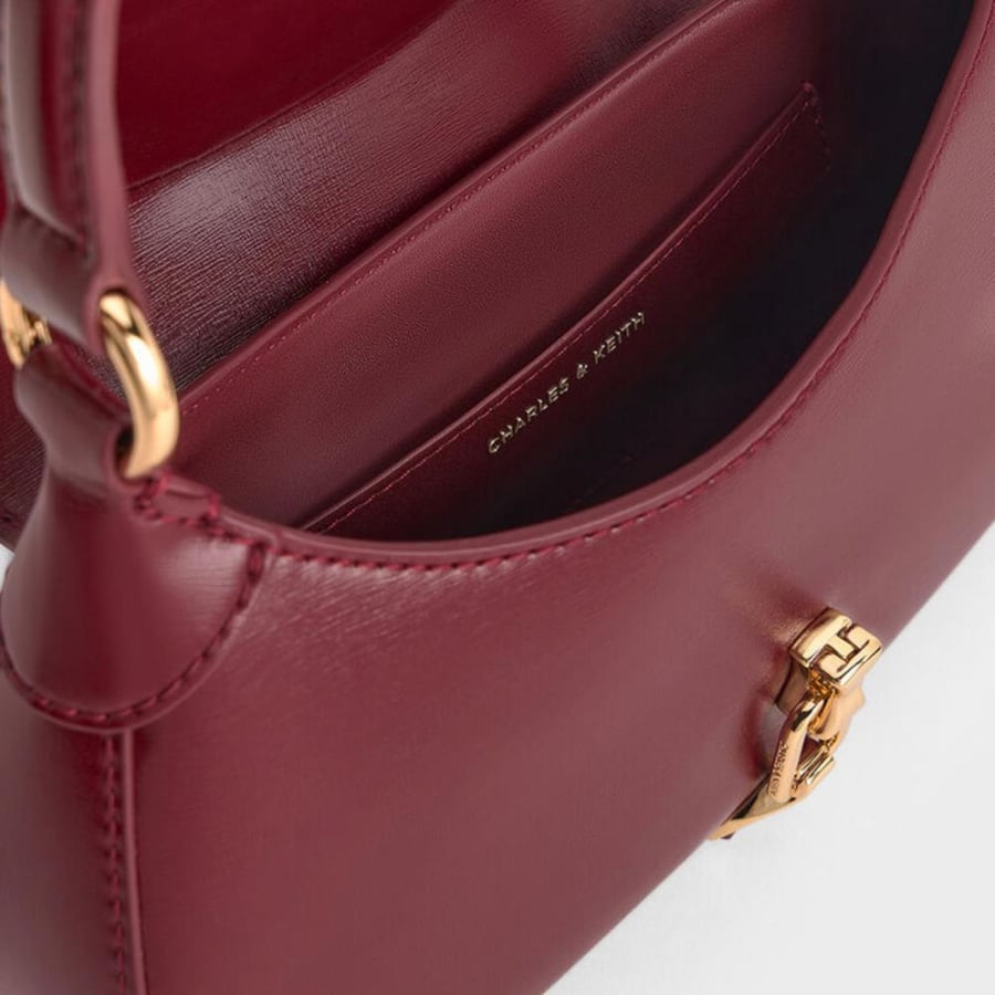Charles and Keith bag orange