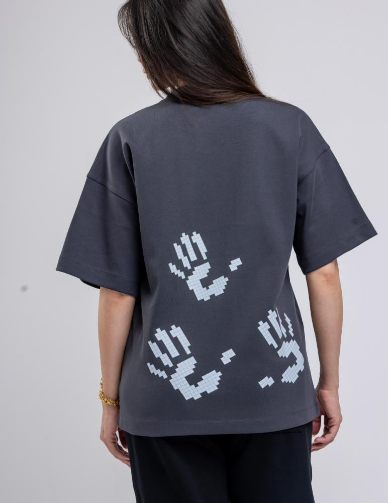 تيشرت رمادي - Gray T-shirt