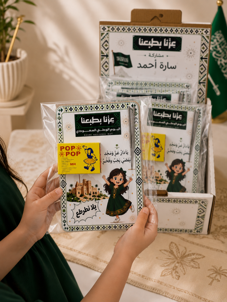 بكج فرحة وطن | طراطيع الثوم ونجوم الليل ( للبنات و الأولاد )  - 12 توزيعة