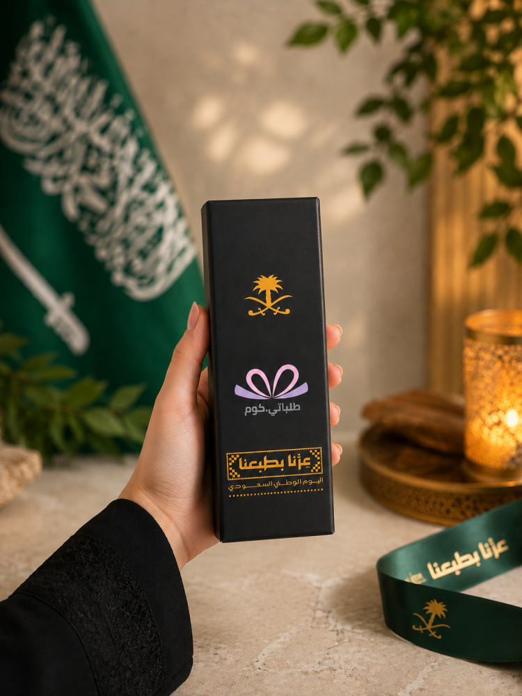 قلم عزّنا بطبعنا | هدية اليوم الوطني - مع طباعة شعار خاص