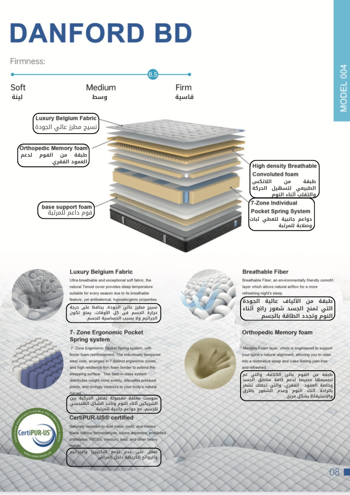 Crown bed mattress | Crown for two