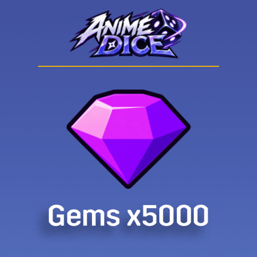 5 الاف حبه Anime Dice | Gems 5000x