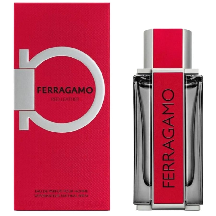 salvatore ferragamo ferragamo red leather 100ml روائع وسطاء العطور