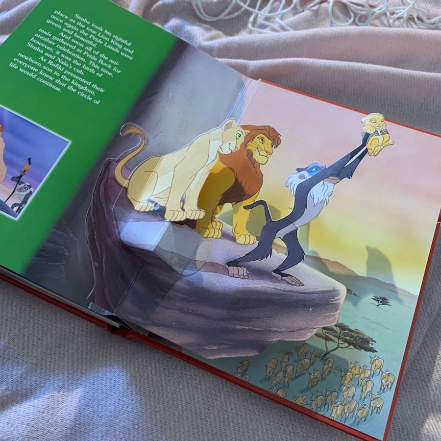 كتاب lion king ديزني (مستعمل نظيف)