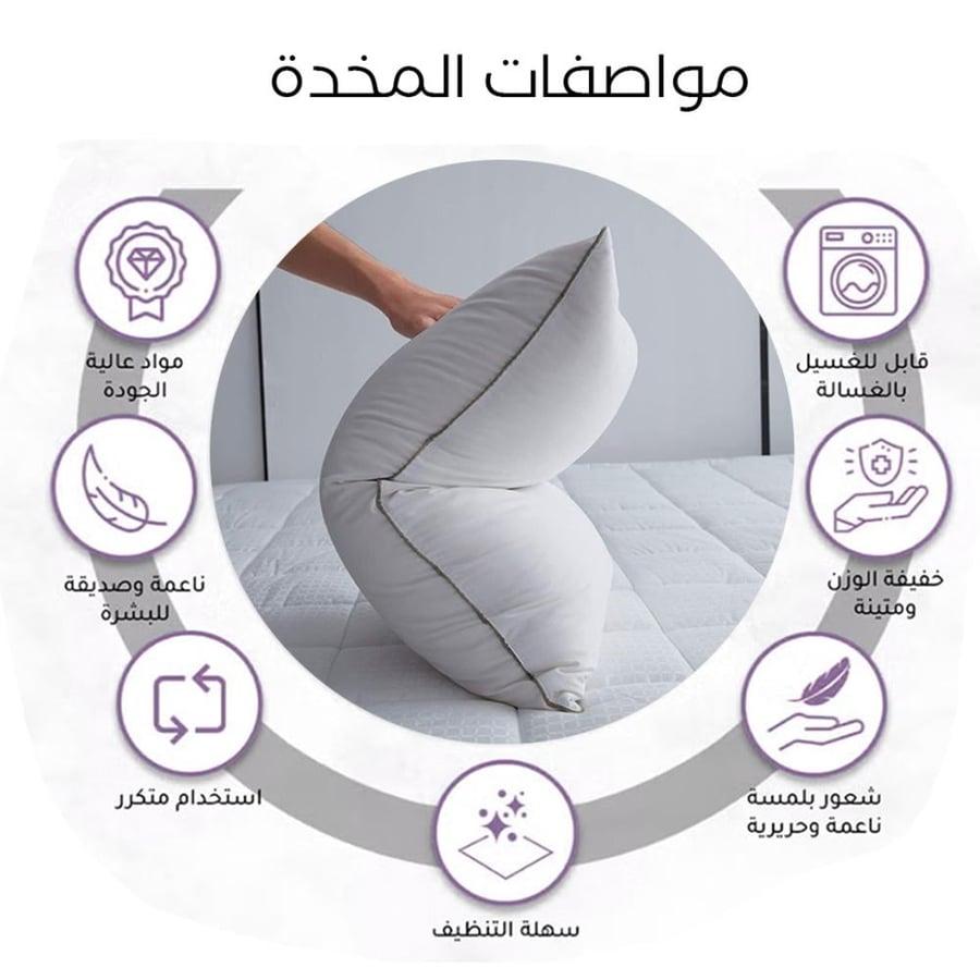 تفاصيل نسيج المفرش القطني عن قرب