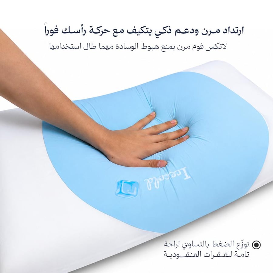 اختبار ارتداد حشوة اللاتكس الطبيعي لآلام الرقبة مكة TEMPUR