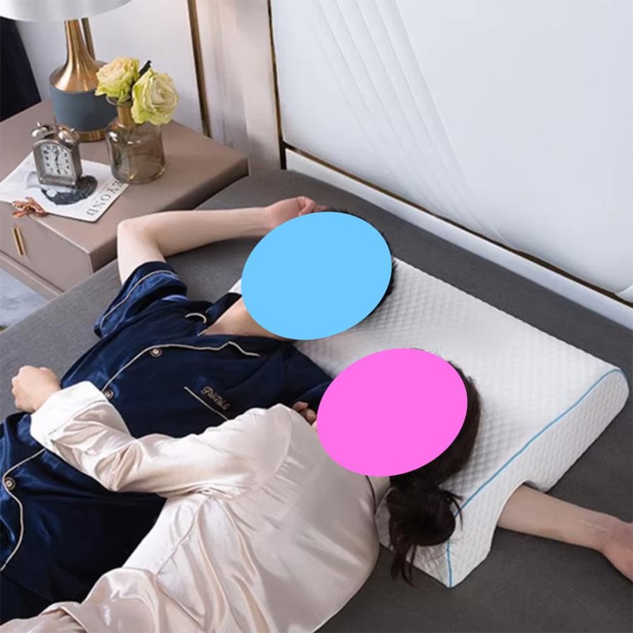 وسادة تقويم الرقبة ميموري فوم تصميم احترافي للسعودية
