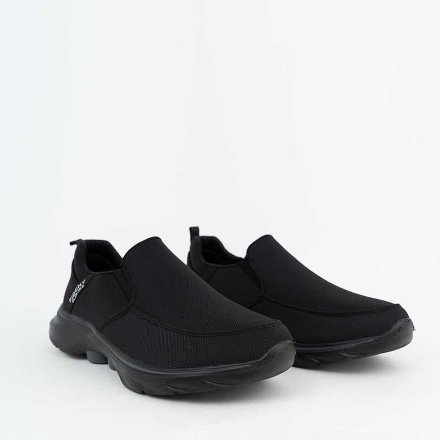 Elegant men's shoes, plain heel, high sole 19907