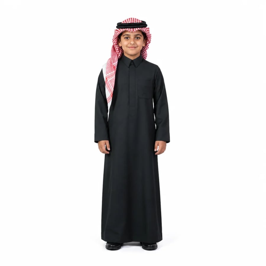 ثوب سعودي شتوي ولادي قلاب