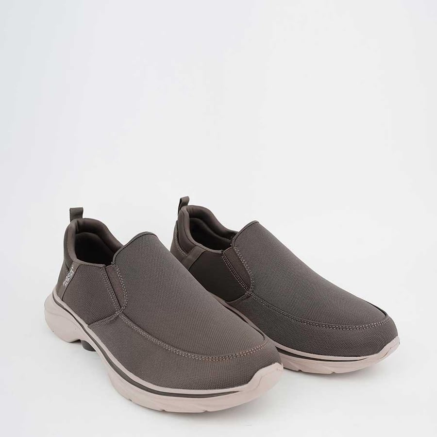 Elegant men's shoes, plain heel, high sole 19907