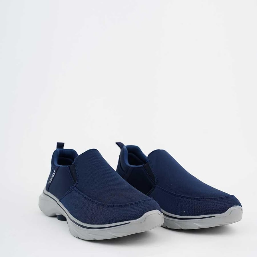 Elegant men's shoes, plain heel, high sole 19907