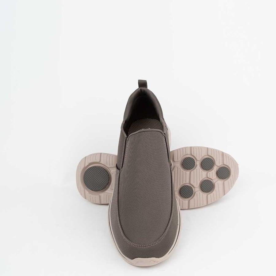 Elegant men's shoes, plain heel, high sole 19907