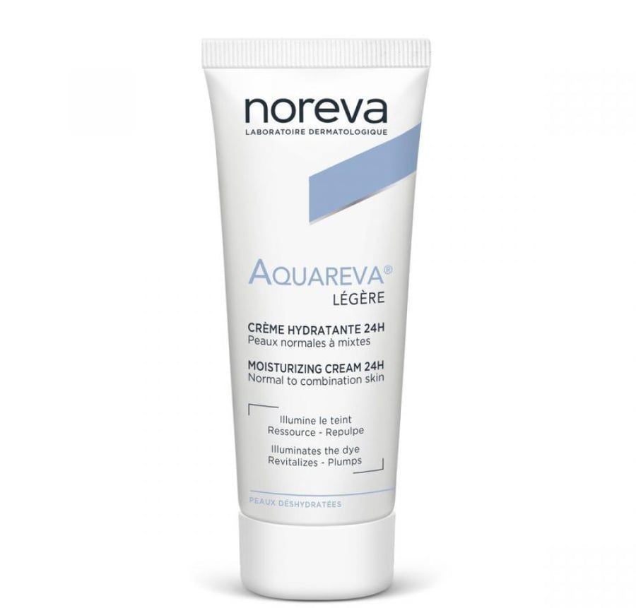نورفا اكواريفا كريم مرطب خفيف 24ساعة 40مل-NOREVA AQUAREVA LIGHT MOISTURIZING CREAM 24H 40ML