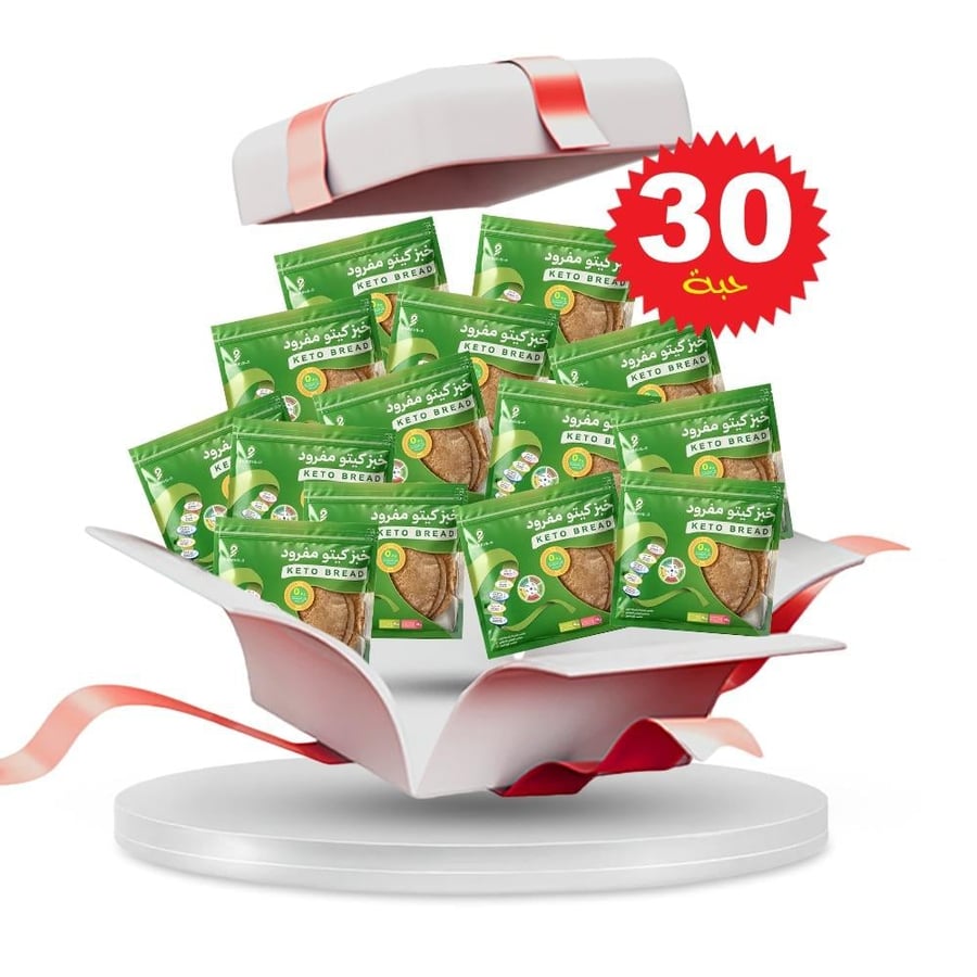 بوكس خبز الكيتو 30 حبة