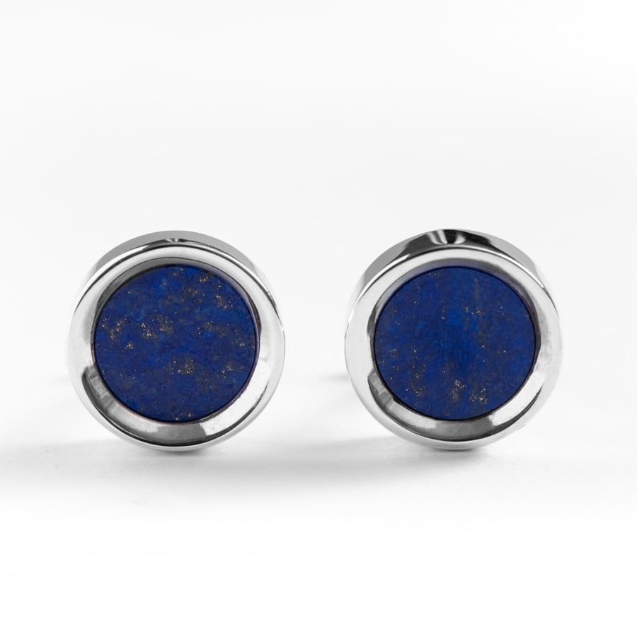 Lapis Lazuli, Silver Cufflinks