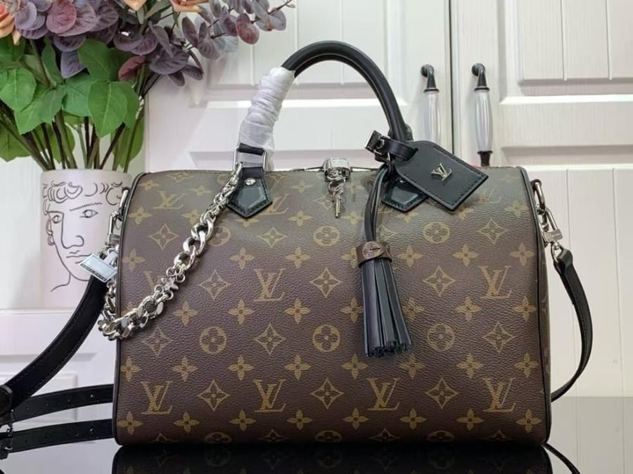 لوي فيتون Speedy Soft 30 Dark مقاس30cm