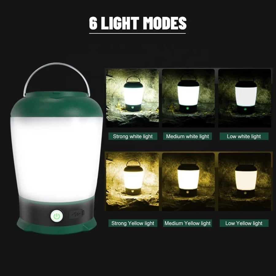 Lantern with cream and white lighting
