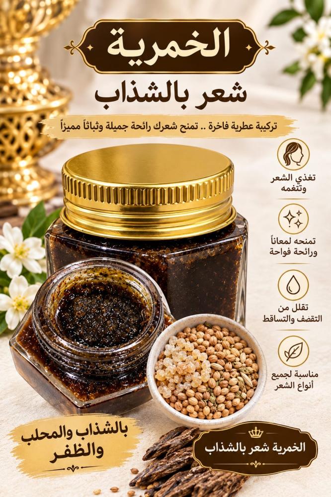 خمرية شعر  بالشذاب