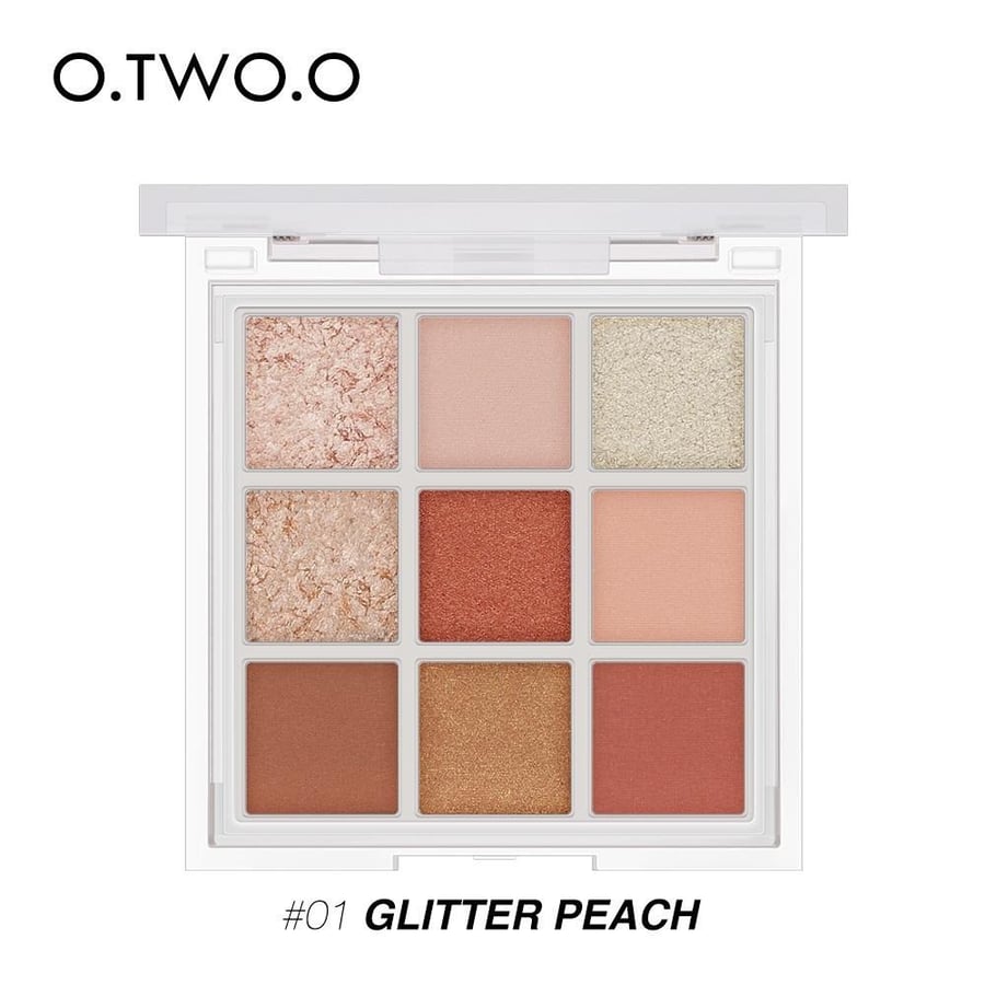 شادو لوف مارك  من  O.TWO .O - درجة 01 GLITTER PEACH