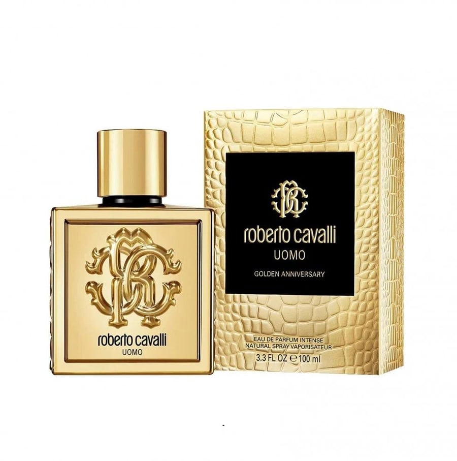 عطر روبرتو كفالي اومو جولدن اينفيرساري الرجالي او دو بارفيوم انتنس 100مل